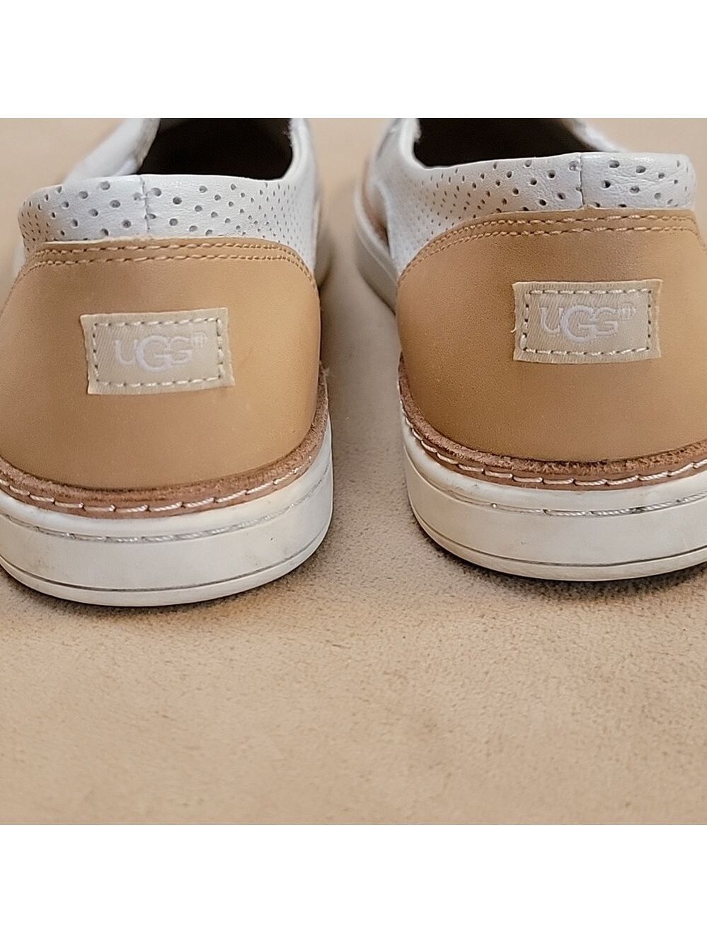 UGG Women's Adley Perf Slip-On Sneakers in Ceramic Size 8.5 EUC - Picture 3 of 15